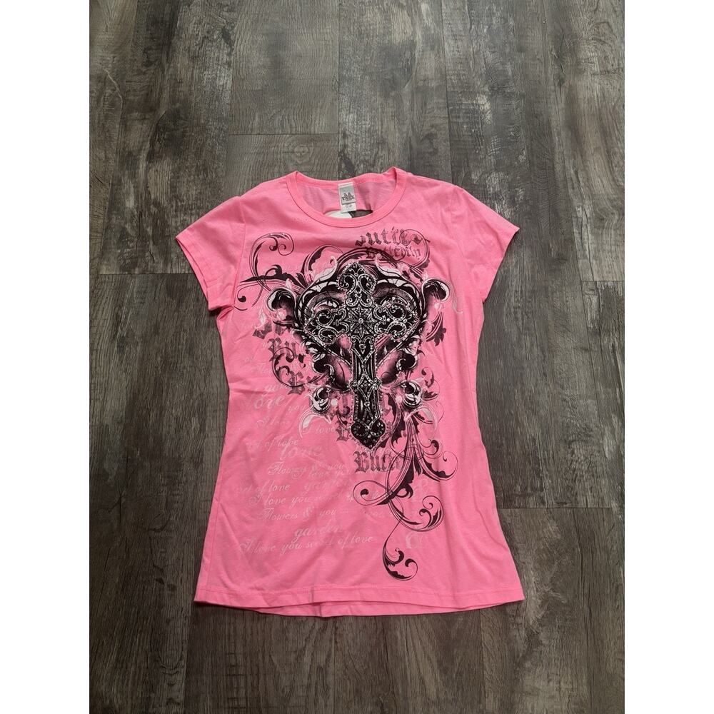La Teez Y2K Pink Tshirt Size Large